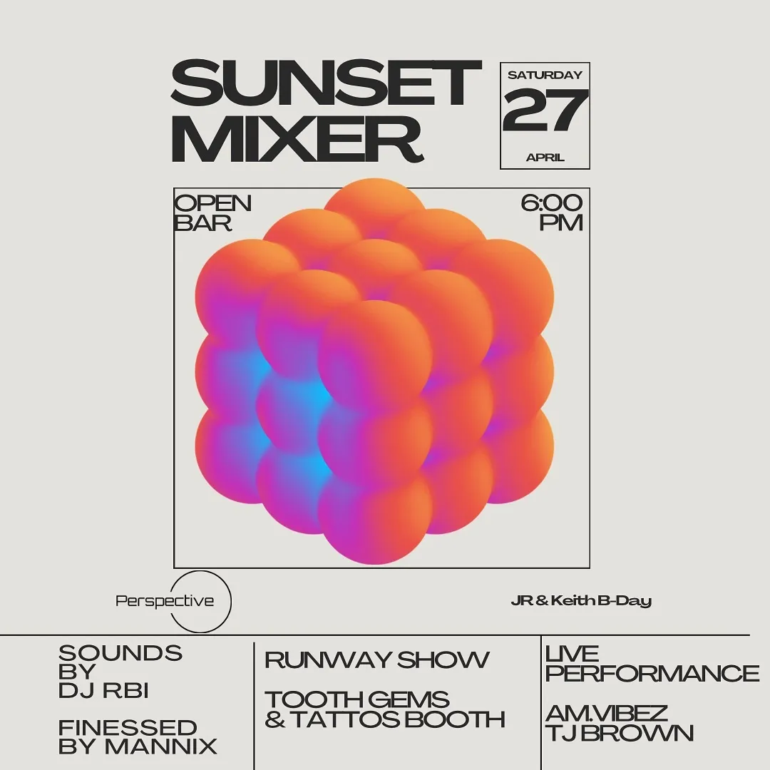 Poster: Sunset Mixer (Perspective)